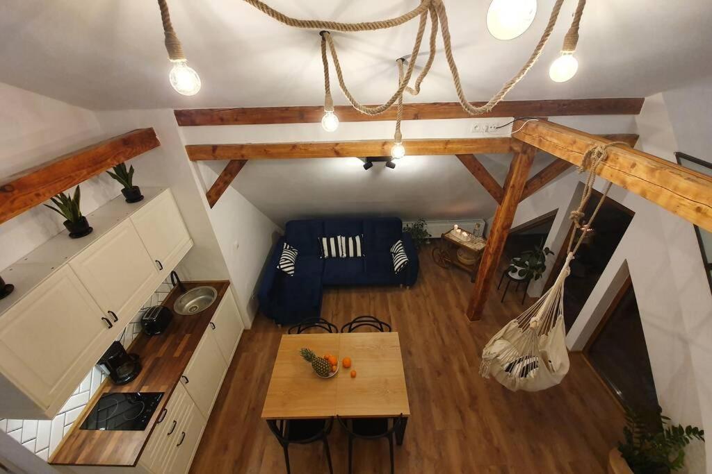 Ferienwohnung Koci Dom Loft Groß Salze Exterior foto