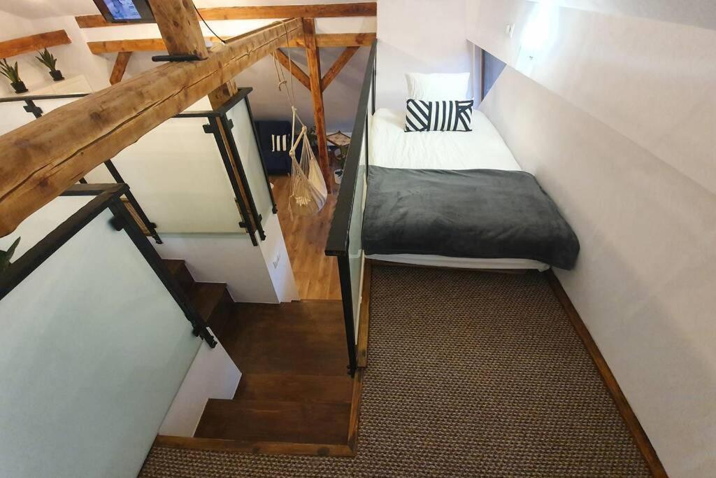 Ferienwohnung Koci Dom Loft Groß Salze Exterior foto
